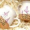 Detailed Photo of Ceramic mug with lavender design
